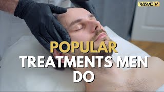 What cosmetic treatments are men doing? How is it benefiting men?