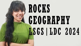 LDC 2024 | LSGS Types of Rocks | Kerala PSC |  Geography #psc