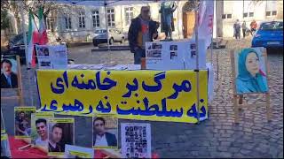 هایدلبرگ - برگزاری میز کتاب و نمایش تصاویر شهیدان در همبستگی با قیام سراسری توسط ایرانیان آزاده