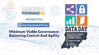 Data Day 2026: Minimum Viable Governance: Balancing Control and Agility