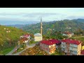 rize kalkandere fındıklı köyü sırt mahallesi sonbaharın renkleriyle kesintisiz drone Çekimi 4k