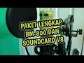 REVIEW Paket Lengkap MIC BM 800 dan Soundcard V8