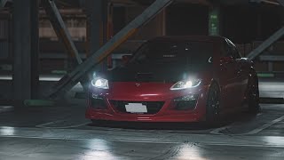 RX-8 in the Underground Parking (Exhaust Sound 排気音 加速 acceleration KNIGHTSPORTS FEED PANSPEED