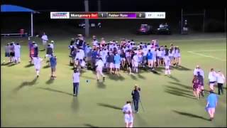 Luke Strebel of Father Ryan gw goal on 54 yd free kick in TSSAA DII-AA Championship