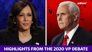 2020 vice presidential debate highlights