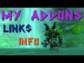 My Classic WoW Addon list! Timestamps, links, and information!