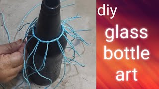 Diy Awesome GlassBottle/Beautiful Idea To Decorate Bottle/Waste Bottle Decoration/Best Out Of Waste