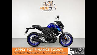 Yamaha MT-125 125cc Blue 1022 Miles Used