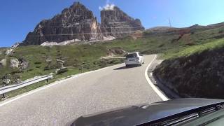 Drive to rifugio Auronzo