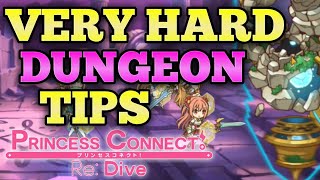 Princess Connect Re:Dive - Very Hard Dungeon Clear tips