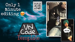 New Vn Code Use Only One Click | Vn App Video Editing | Vn Template Code Editing in Mobile