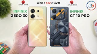 Infinix Zero 30 Vs Infinix GT 10 Pro | Full Comparison ⚡ Which one is Better?
