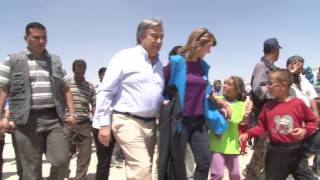Syria Crisis: Jordan: World Refugee Day visit to Za'atri camp