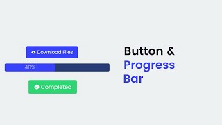 Download Button with Progress Bar in HTML CSS and JavaScript