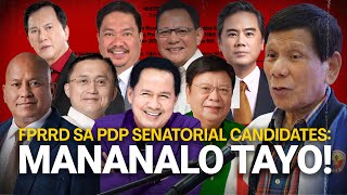 FPRRD: MANANALO TAYO, MANIWALA KAYO!