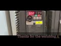 mitsubishi vfd d700 how to set the parameters vfd d700 mitsubishi plc boss vlogs