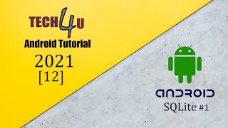 Android Application Development 12 SQLite Part 1