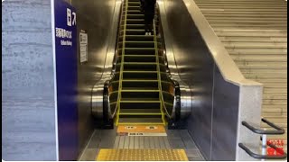 【日立】3X エスカレーター 枚方市駅改札外 3X escalator Hirakata station Keihan line Osaka Japan