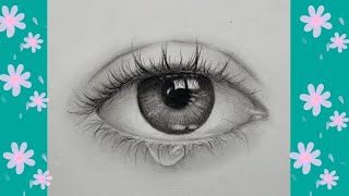 beautiful eyes drwing llEasy way to draw a realistic eye for Beginners step by step