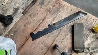 Making a tanto knife