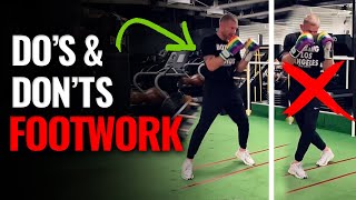 How to Improve Footwork in Boxing While using the Heavy Bag
