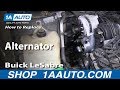 How to Replace Alternator 96-99 Buick LeSabre