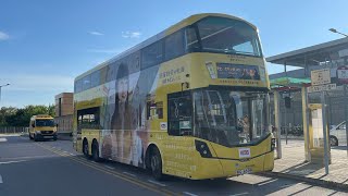 🇭🇰Hong Kong Bus 九龍巴士 KMB Volvo B8L V6B91 WG4699 @ 79K 打鼓嶺(松園下)➡️上水