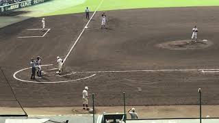 高岡商チャンステーマ 菅澤くん二塁打で初の得点圏【101回甲子園 履正社vs.高岡商2019.8.17】