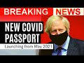 BREAKING NEWS: CORONAVIRUS PASSPORTS FOR FOREIGN TRAVEL AVAILABLE FROM MAY 2021 | UK IMMIGRATION