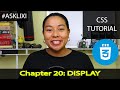 Chapter 20: CSS Tutorial - Display
