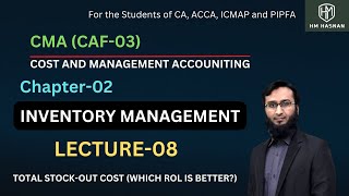 CMA (𝐂𝐀𝐅-𝟑) CH-02 I INVENTORY MANAGEMENT I LECTURE-08.