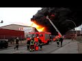 großfeuer Über 200 feuerwehrleute kämpften gegen lagerhallenbrand in hamburg harburg