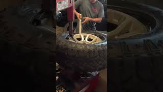 Installing a tire 🛞 #fyp #foryou #viral #shortvideo #shorts #tires #reels #trending #youtubeshort