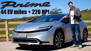 Review: 2023 Toyota Prius Prime - 44 EV miles + 220 HP!