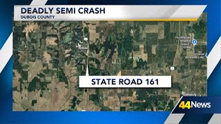 One dead after semi crash in Dubois County