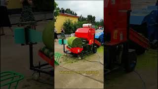 Automatic Silage Baling Wrapping Machine | Alfalfa Hay Baler Wrapper