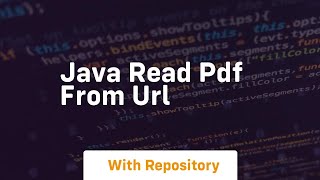 java read pdf from url