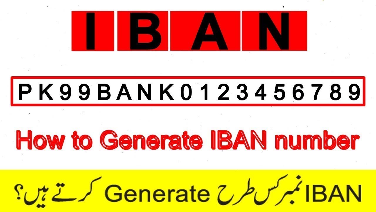 How To Find And Get IBAN Number & Swift Code Of Your Bank Account By ...