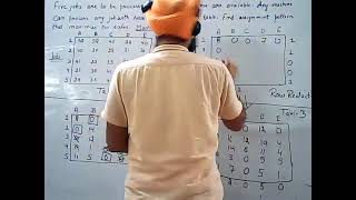 ASSIGNMENT PROBLEM #MAXIMIZATION CASE #LECTURE 5