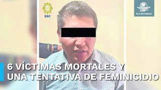 Fiscalía confirma 7 víctimas del presunto feminicida serial de Iztacalco