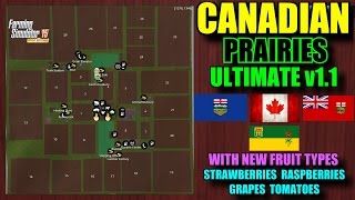 Farming Simulator 2015 - Mod Review "Canadian Prairies Ultimate v1.1" Map Mod Review