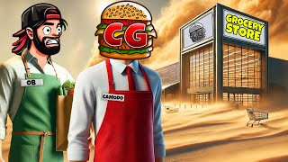 UPGRADING Our Grocery Store During a Sandstorm?! (Grocery Store Simulator)