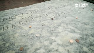 Visit the final resting place of founding father, Benjamin Franklin