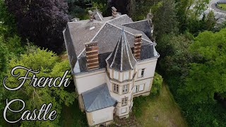 Small Abandoned French Fairytale Castle with beautiful Architecture