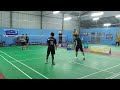 karena kecewa mandan roli langsung nantang lawan roli boboy vs aidil leo 1 2 semangat mandan 🏸🏸🤣