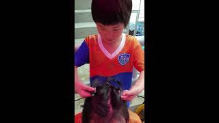 สปริ๊นท์ 5.8 ปี  wants to be a barber ทำผมให้แม่