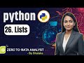Python List Tutorial for Beginners 2026 |List Basics Every Beginner Must Know