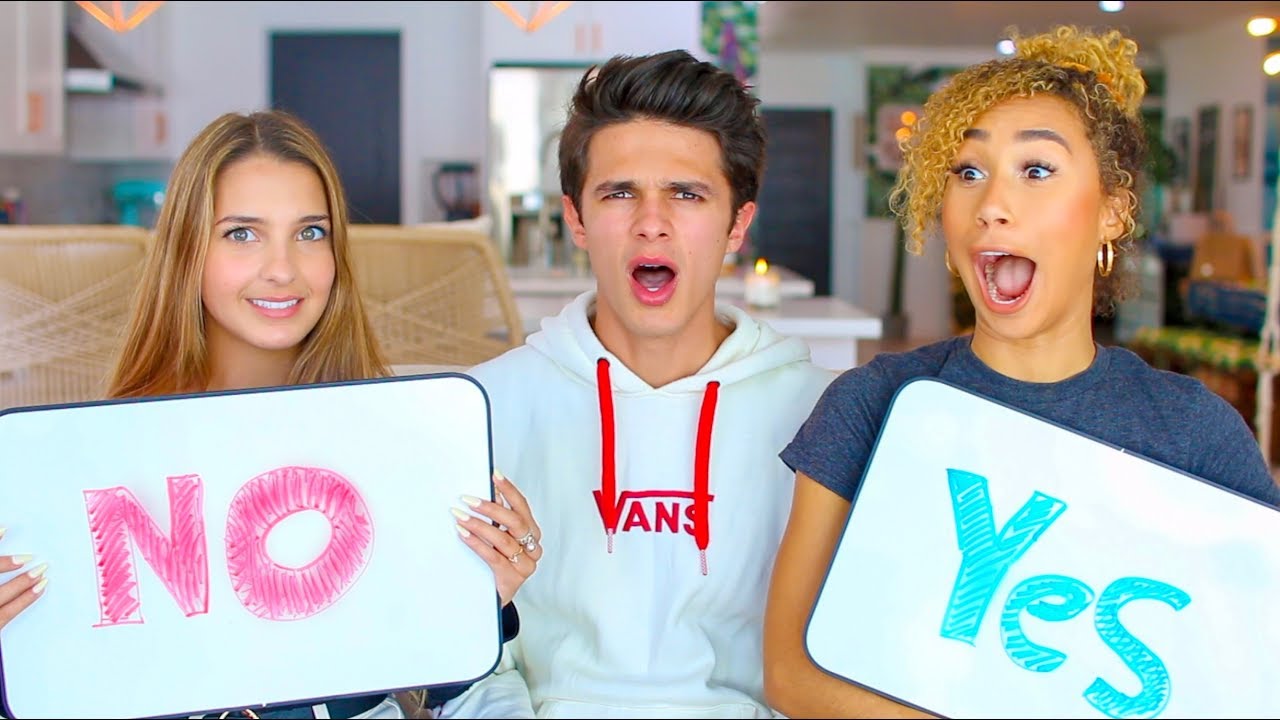 WHO KNOWS ME BETTER!? My "Girlfriend" or My Sister! (w/MyLifeAsEva) | Brent Rivera