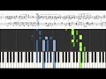 三原色 yoasobi ピアノ 楽譜 フル 中級～上級 rgb full piano tutorial w score