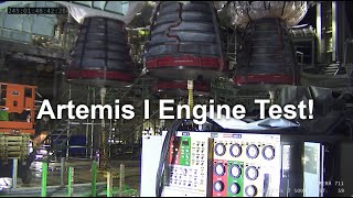 Watch NASA test the engines of SLS in preparation for the Core Stage hotfire!